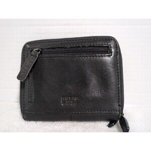 VINTAGE RELIC BLACK SOFT LEATHER WOMEN'S WALLET/CLUTCH MULTI SLOT CC ID CASH EUC